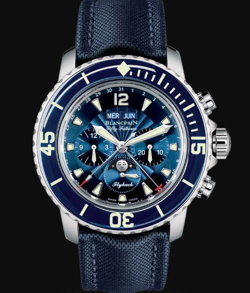 Blancpain Fifty Fathoms Watch Review Chronographe Flyback Quantième Complet Replica Watch 5066F 1140 52B Blancpain Fifty Fathoms Watch Review Chronographe Flyback Quantième Complet Replica Watch 5066F 1140 52B